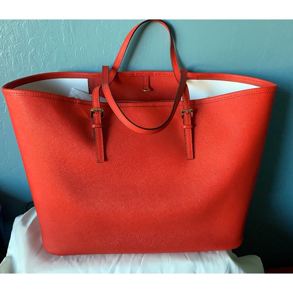 Michael Kors Jet Set Travel Medium in "Mandarin" - Picture 3 of 9